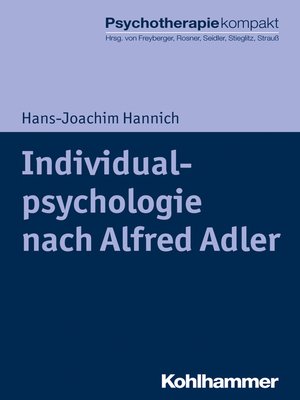 cover image of Individualpsychologie nach Alfred Adler